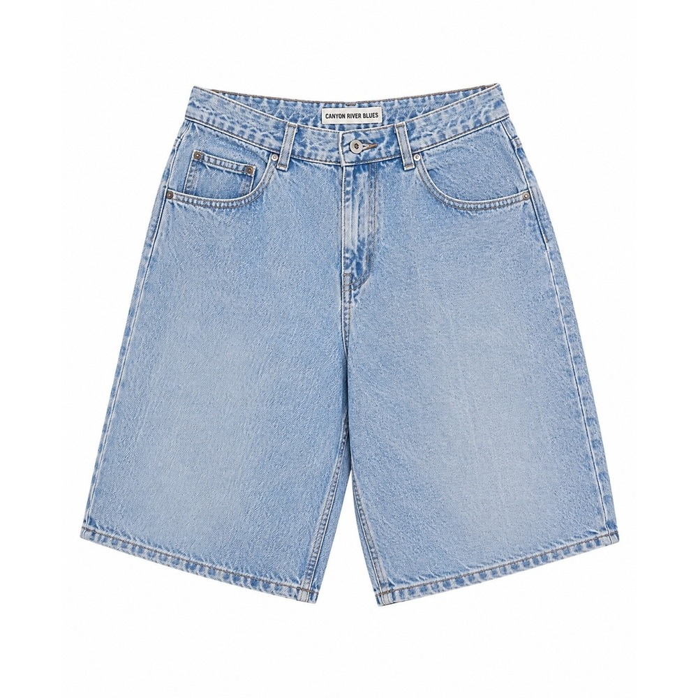 Vintage Canyon River Blues Mens 36 Loose Fit Denim Shorts Light Wash 90s Jorts
